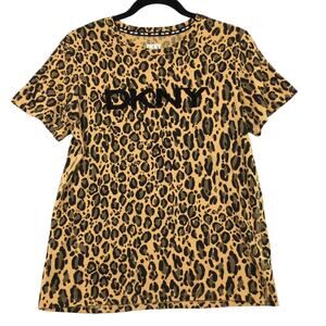 DKNY Sport Women's Chita Logo Round Neck Short Sleeve Round Neck T-shirt M